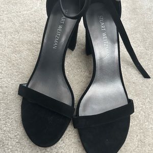 stuart weitzman heel  black 8.5